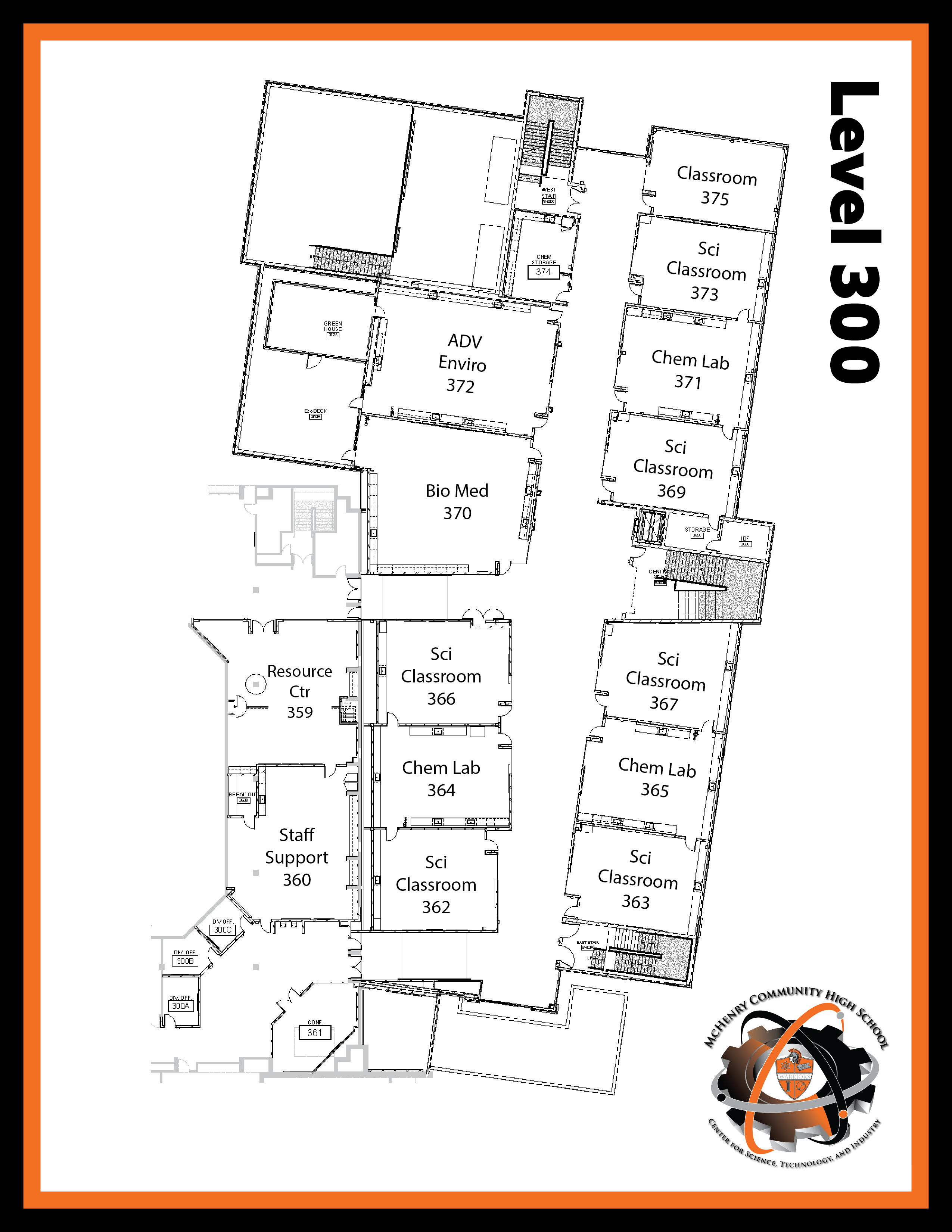 center floor plan