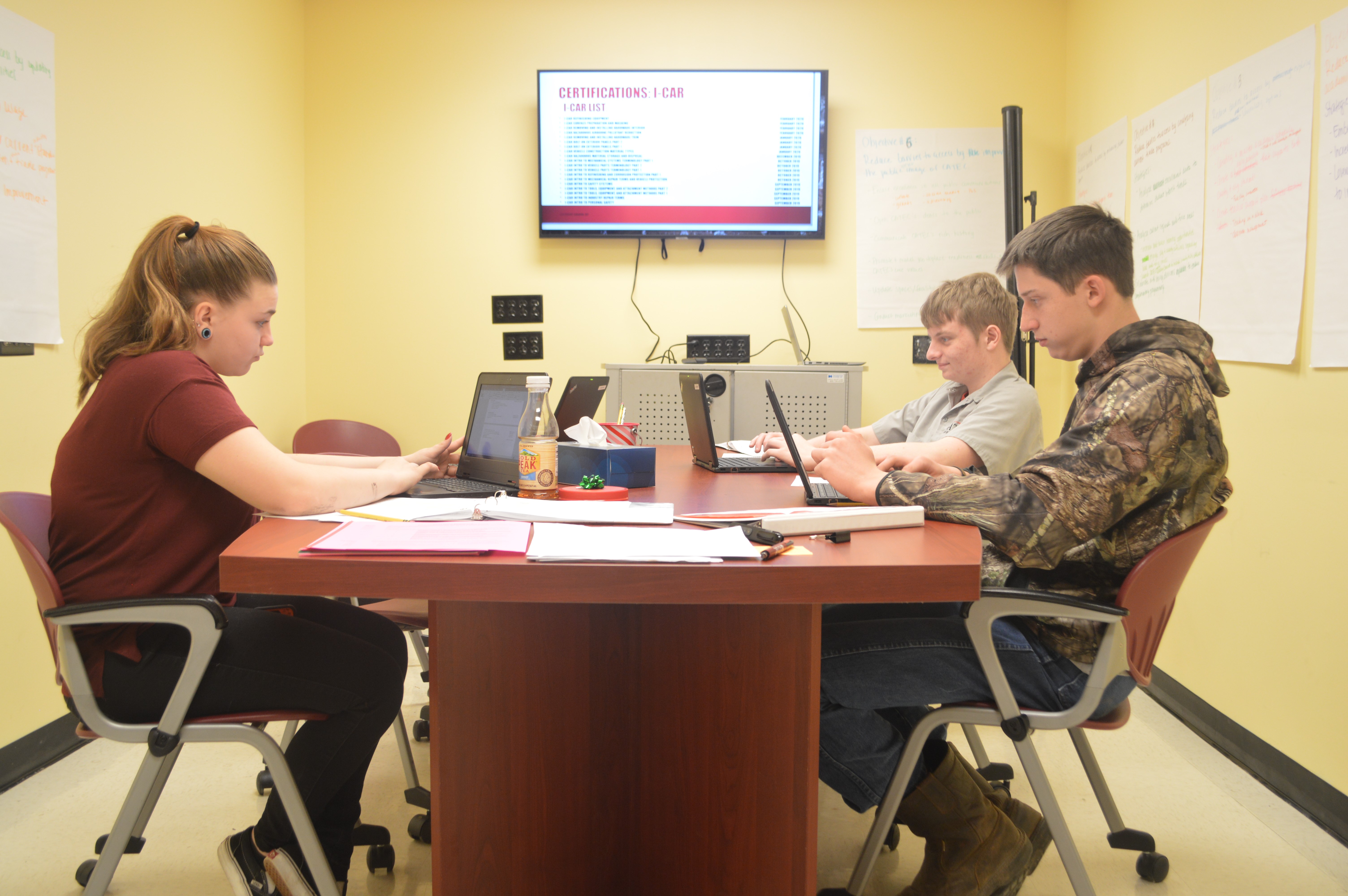 Students Working