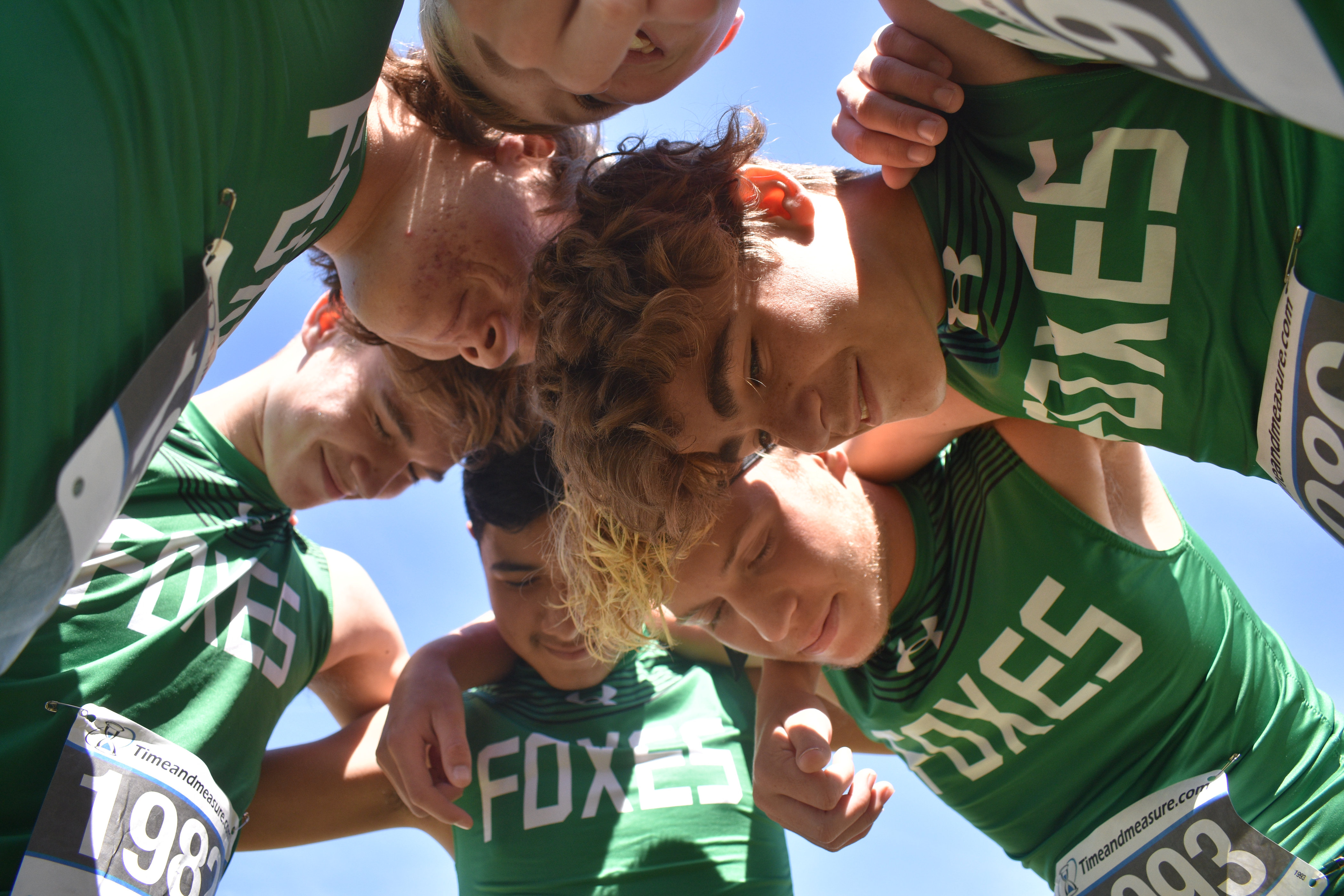 Cross-country Huddle