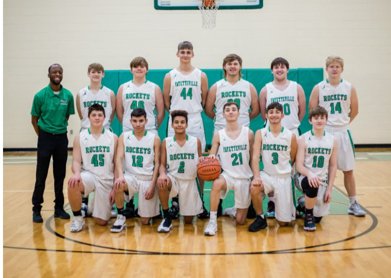 Rockets Basketball Team FayettevillePerry Athletics