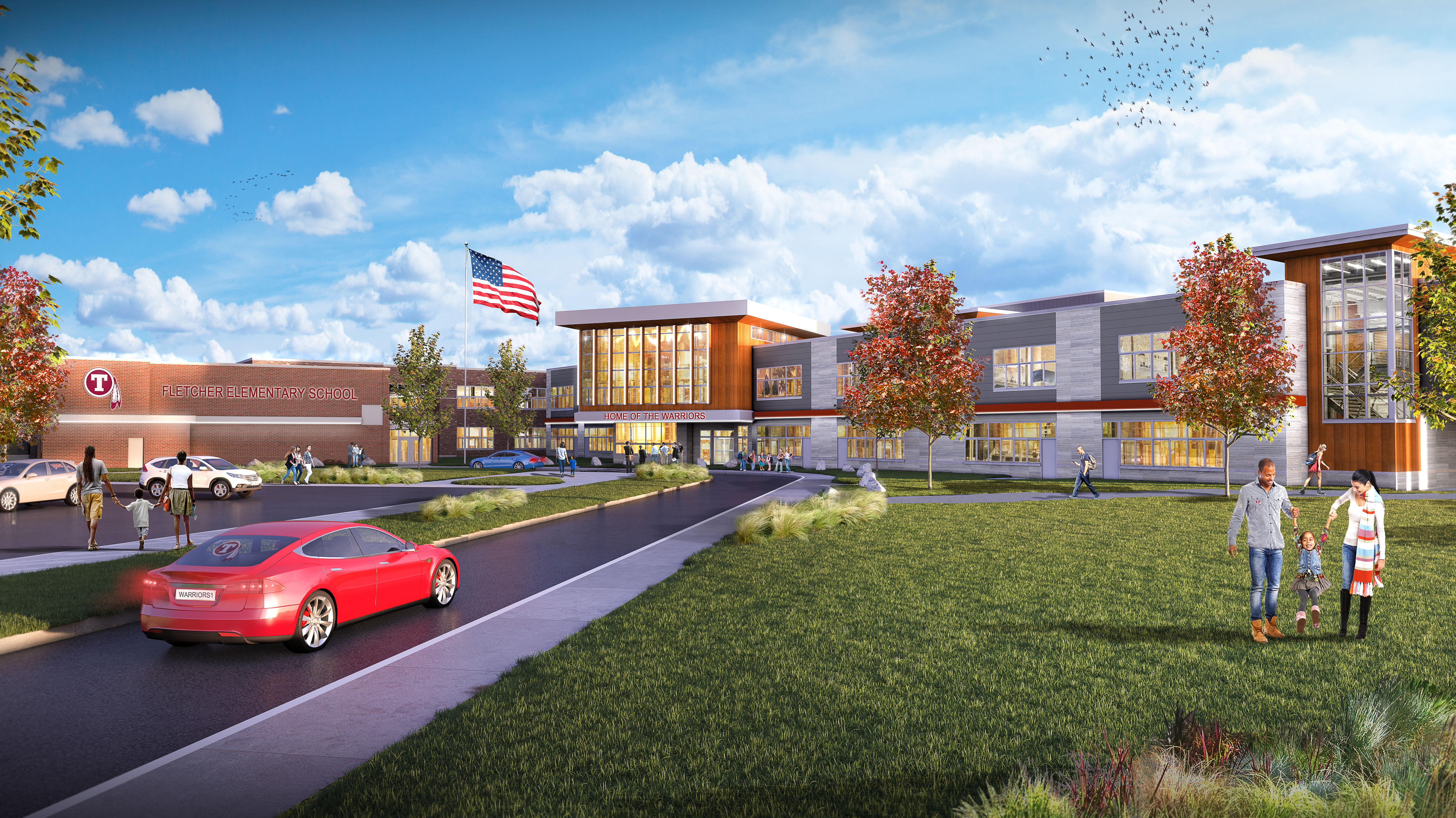 FLETCHER RENDERINGS & CONSTRUCTION PHOTOS