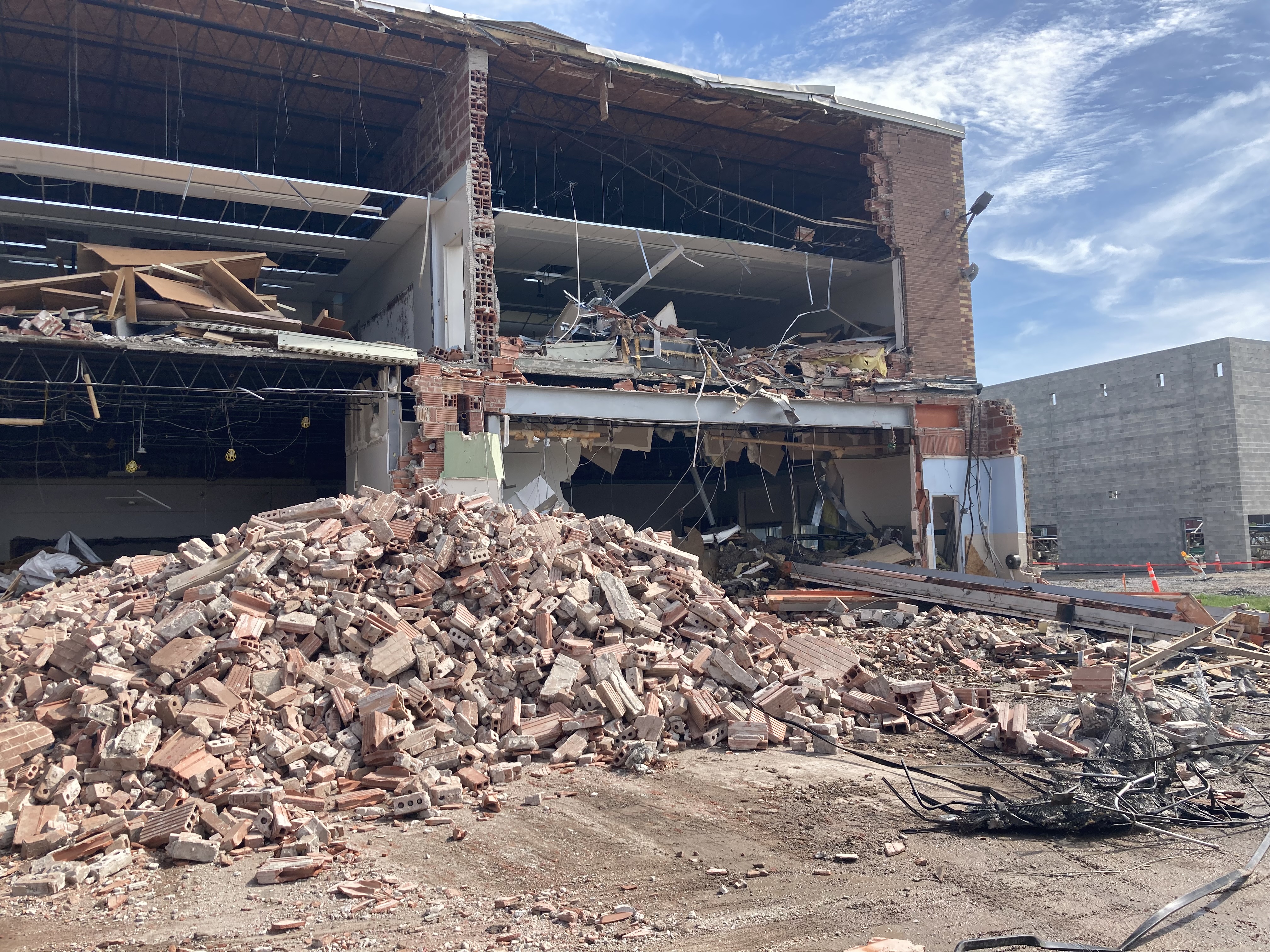 Fletcher demolition photos