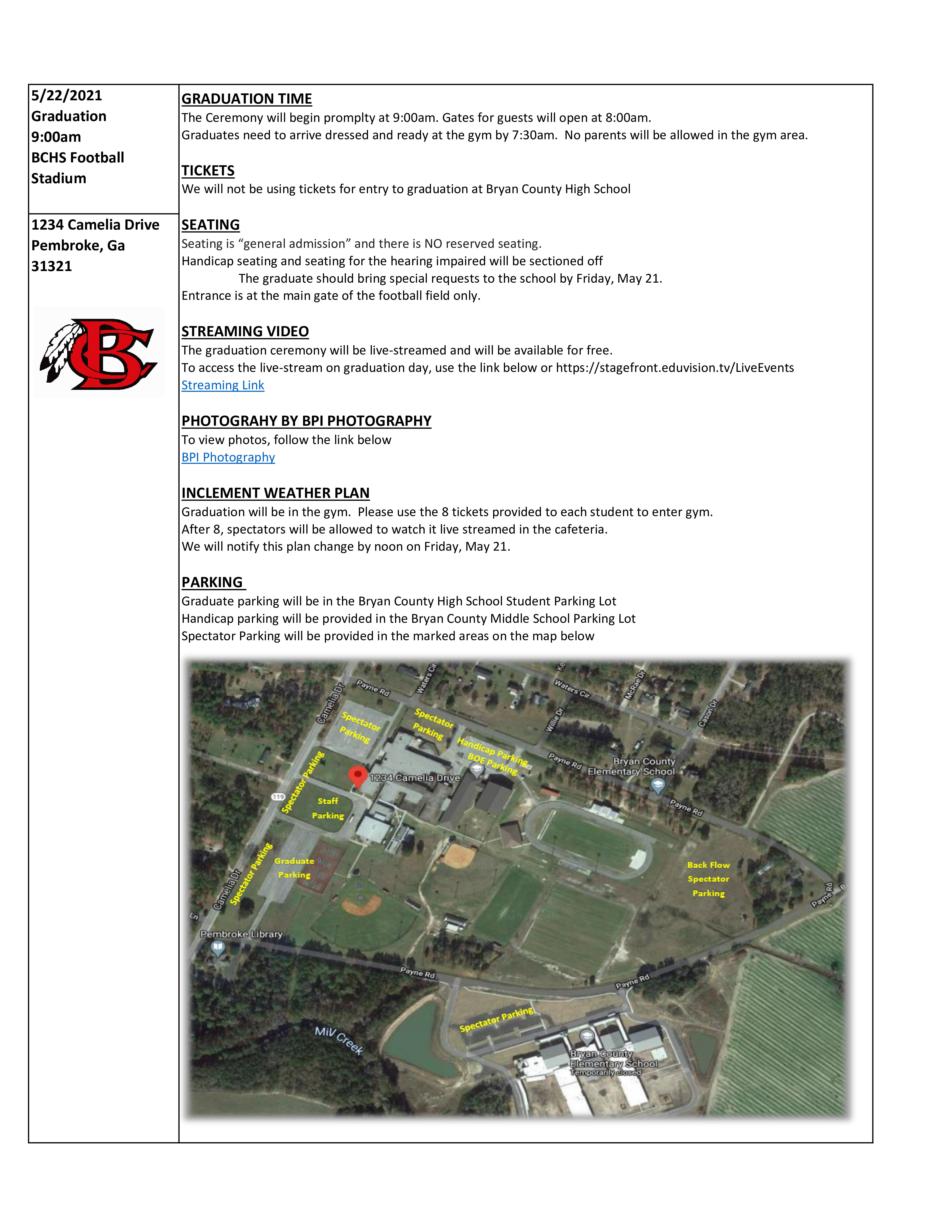 Graduation Information