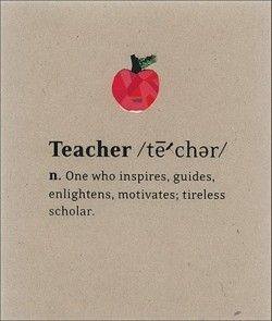 Teacher definition