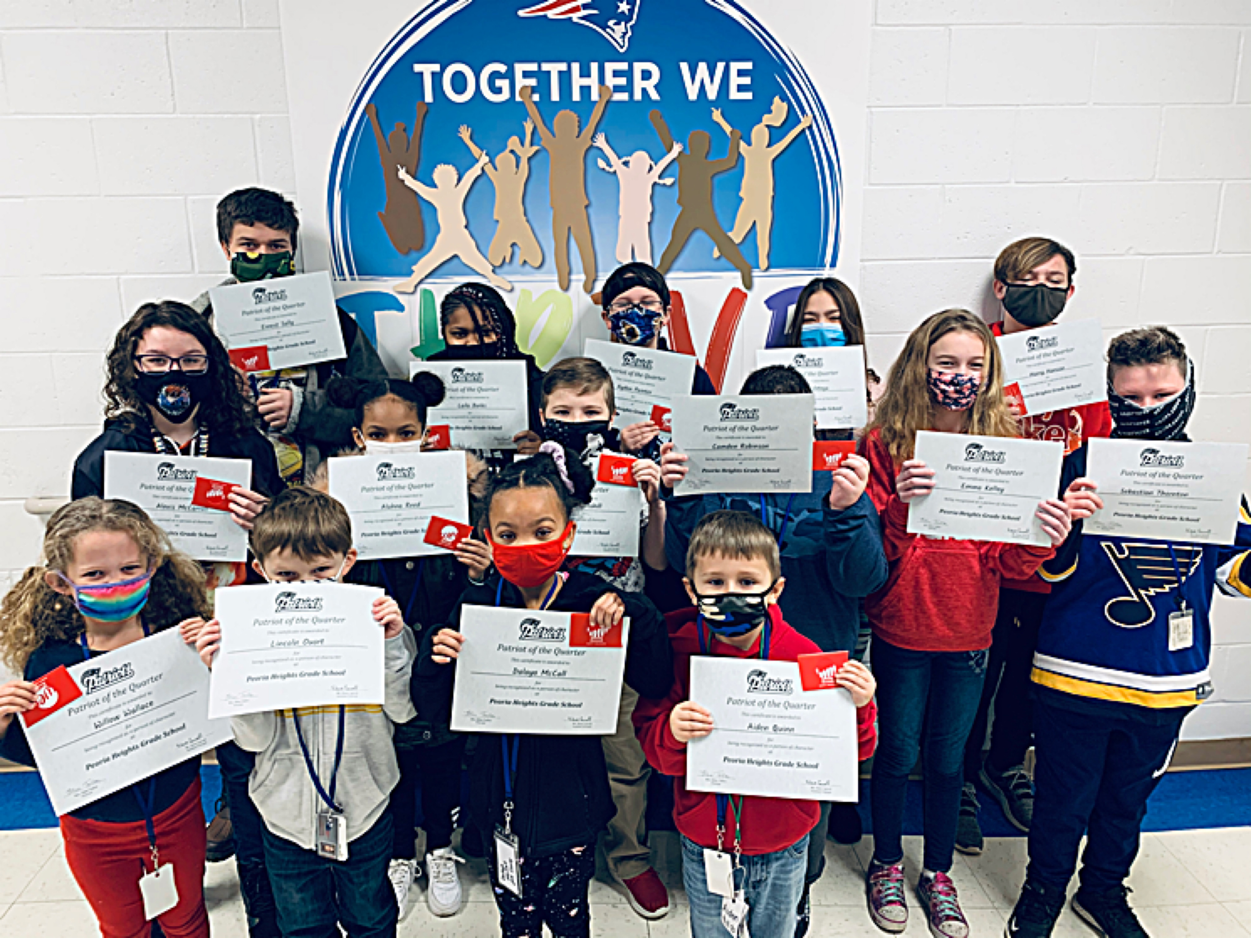 Congratulations to our 2nd quarter Patriots of the Quarter!!