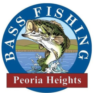 BASS FISHING PEORIA HEIGHTS LOGO