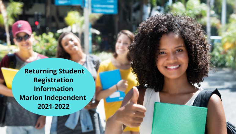 Returning Student Registration Marion Independent 2020-2021