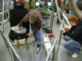 Curtis and Ty lining them up
