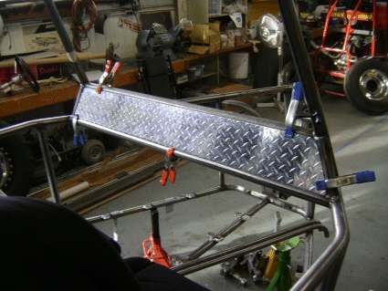 trimmed and beveled to fit