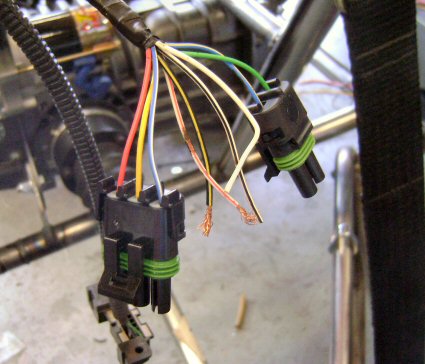 Connections grouped by use. Weather sealed. Connectors provided by NOBLE Wire