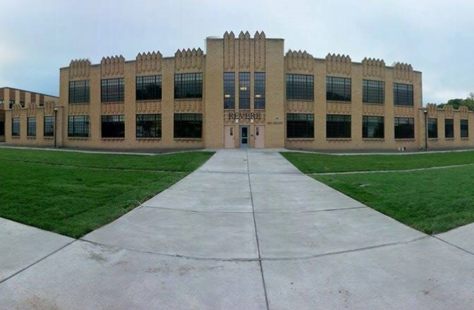 front of Revere school