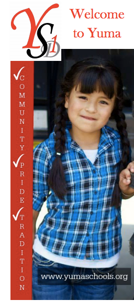 Yuma school banner