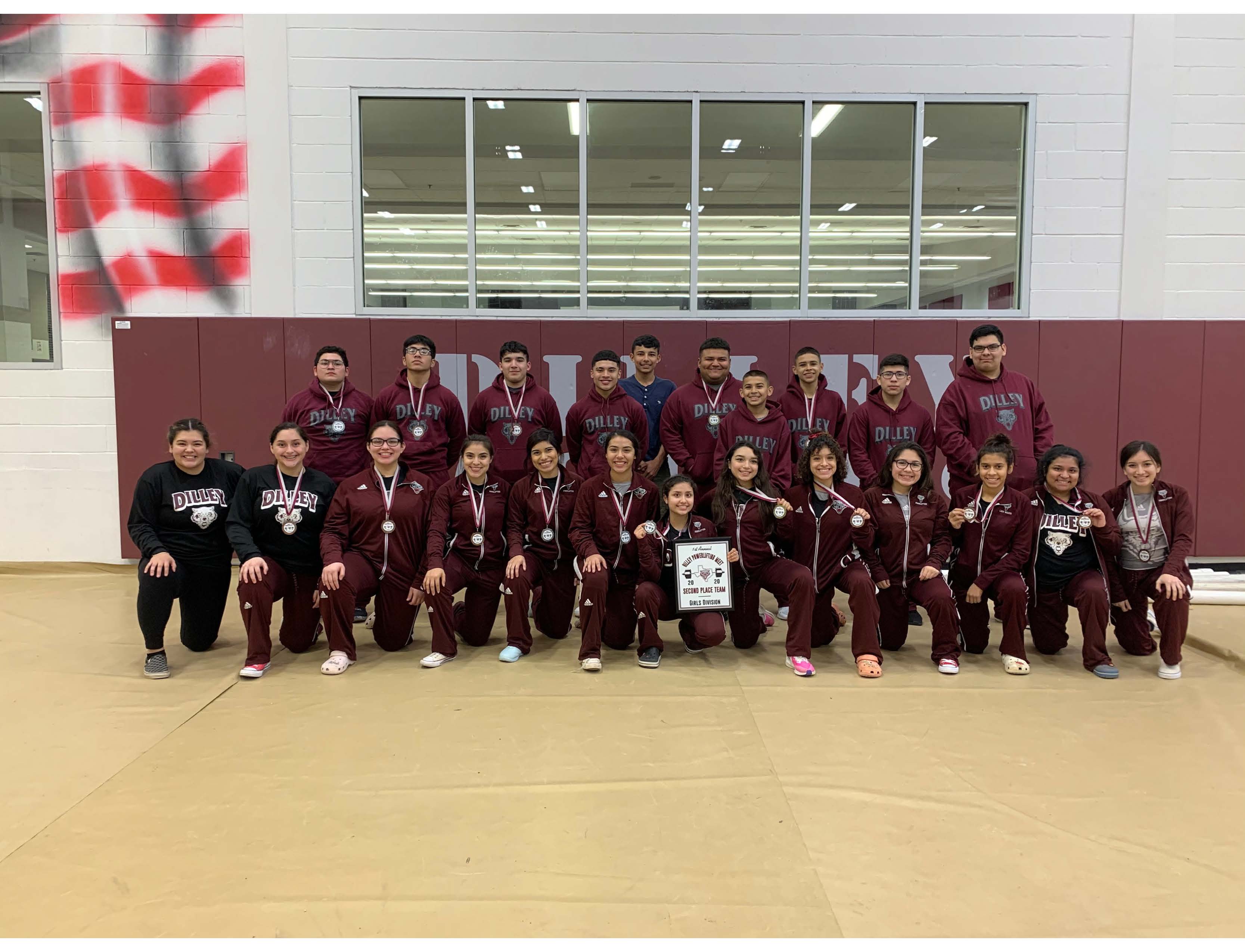 group photo of sports team