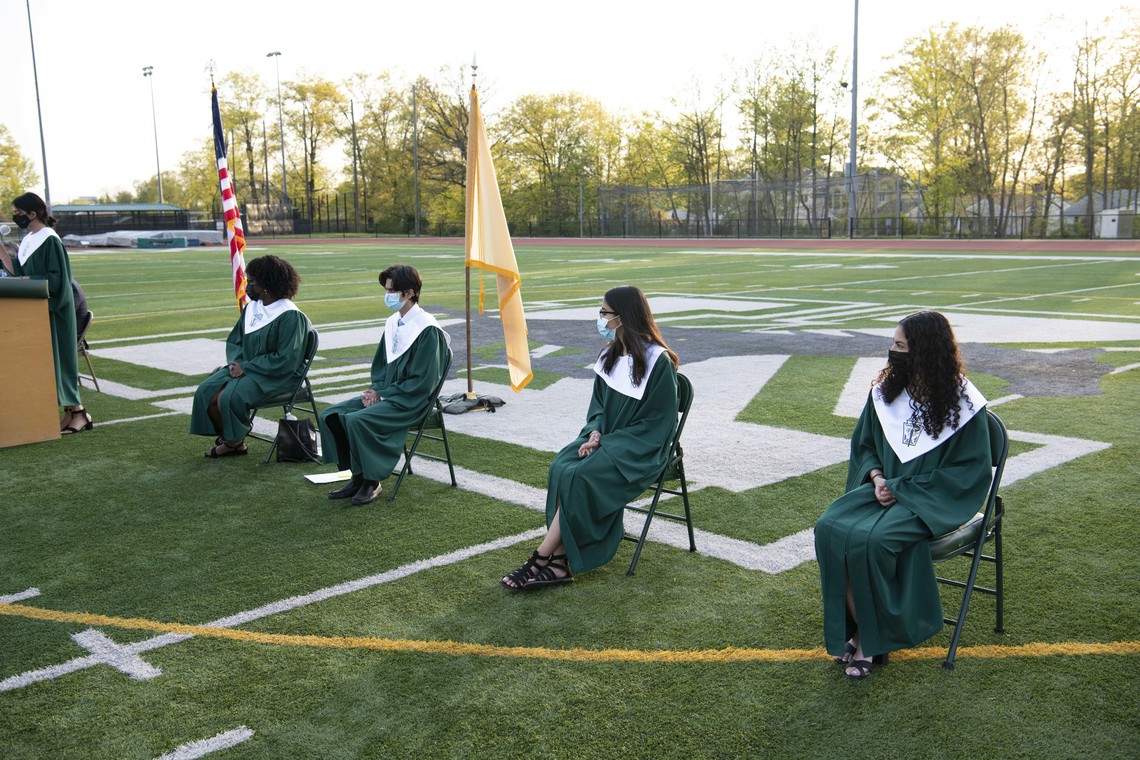 Students at Graduation