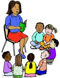 teacher and kids
