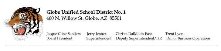 GLOBE UNIFIED SCHOOL DISTRICT INFO
