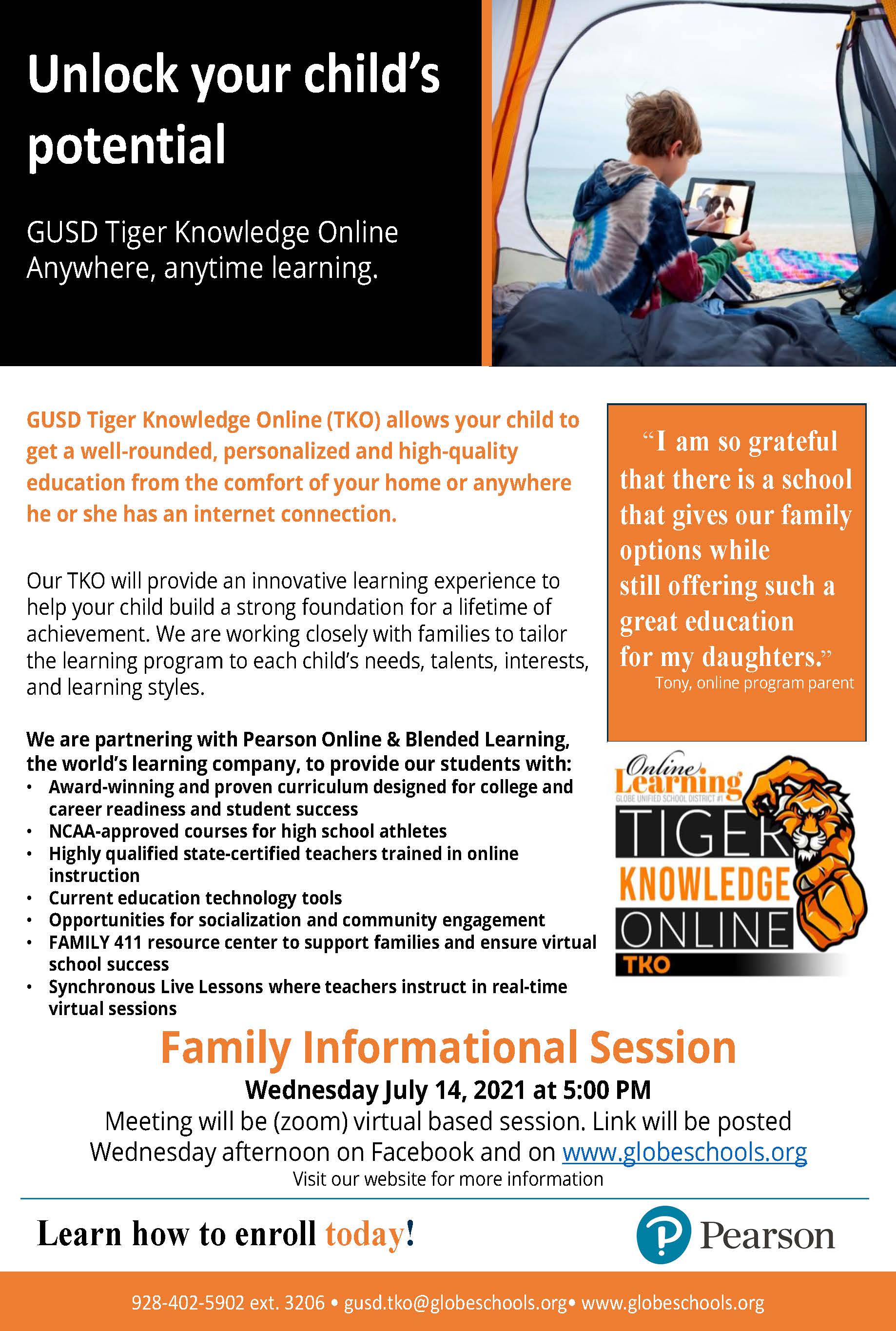 Pearson Connexus Globe Unified School District