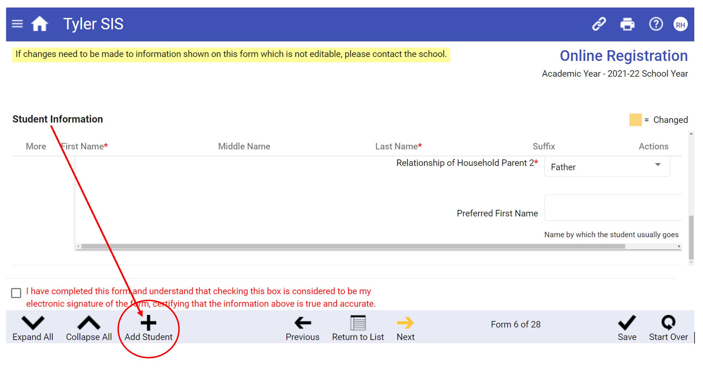 Student Information