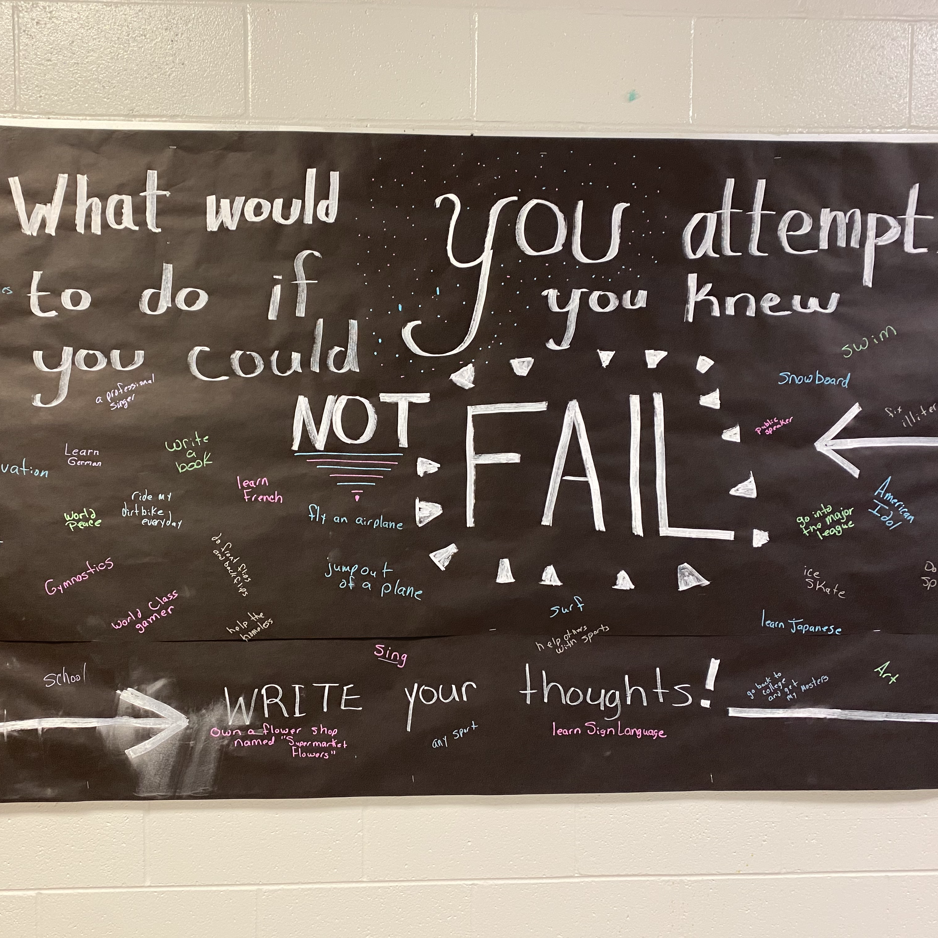 try your best