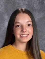Madison Eggers January Elk's Student of the the Month