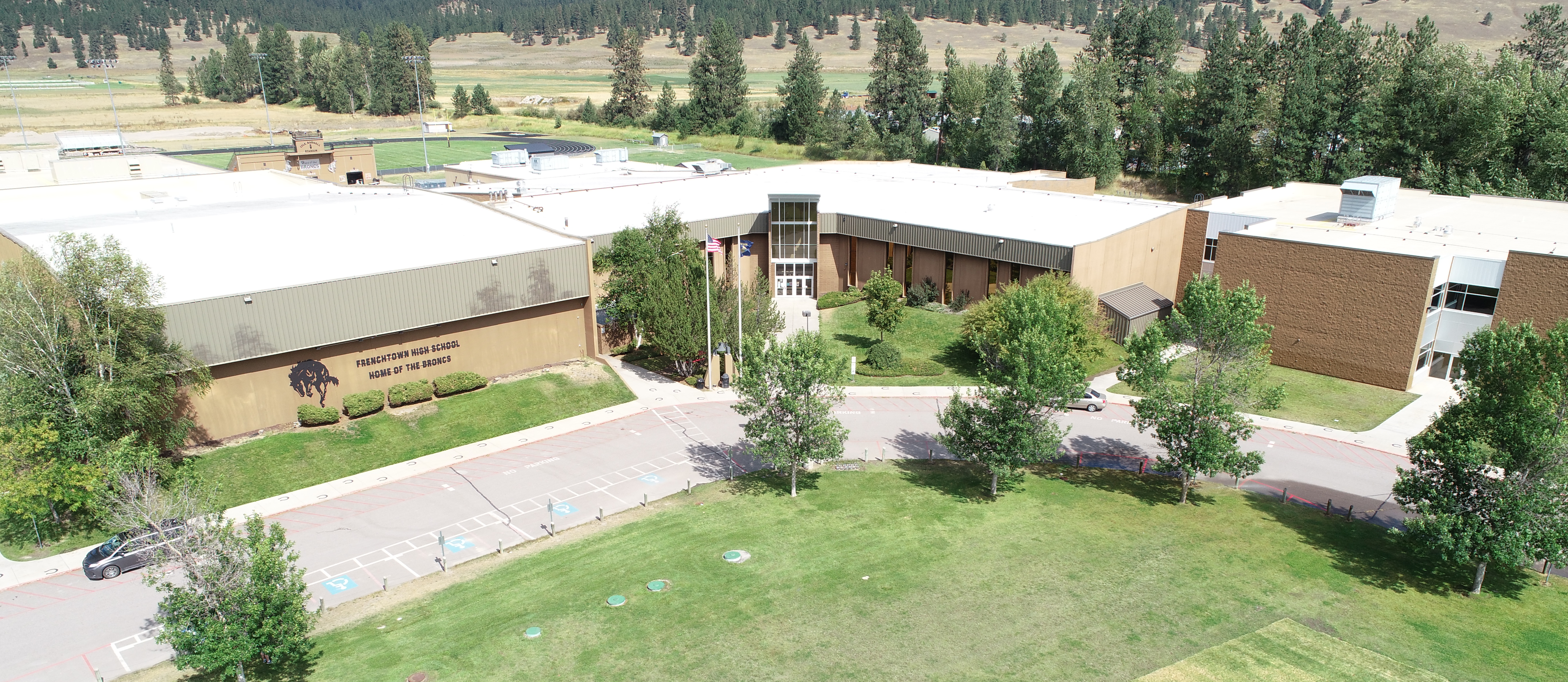 Entrence to the High school