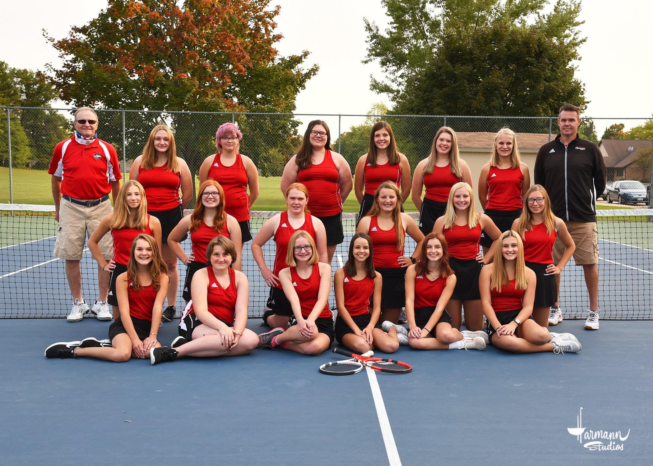 2020 Girl's Tennis Team (Grades 9-10)
