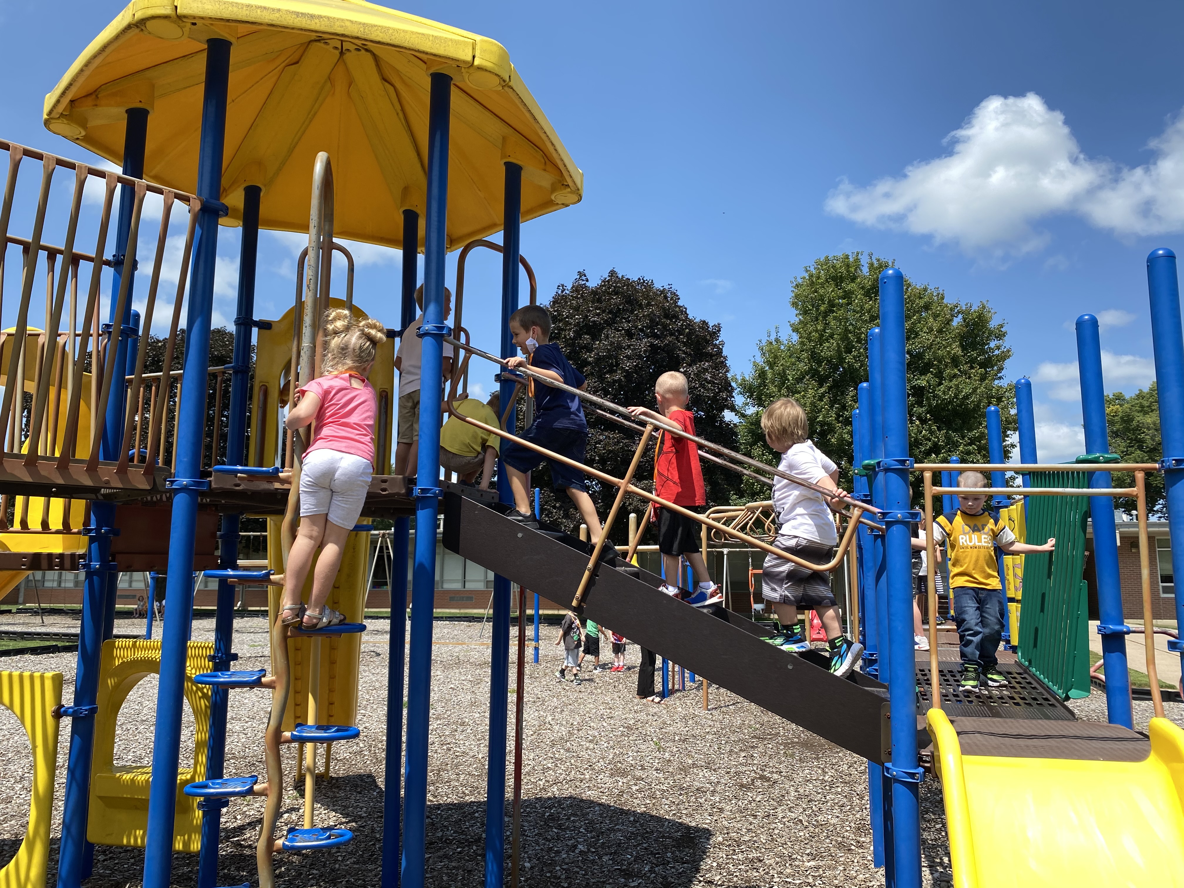 Outdoor recess play
