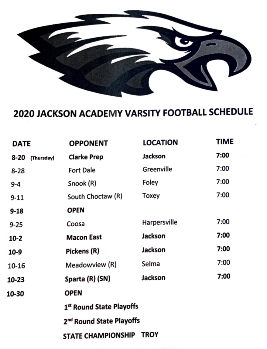 Varsity Game Schedule