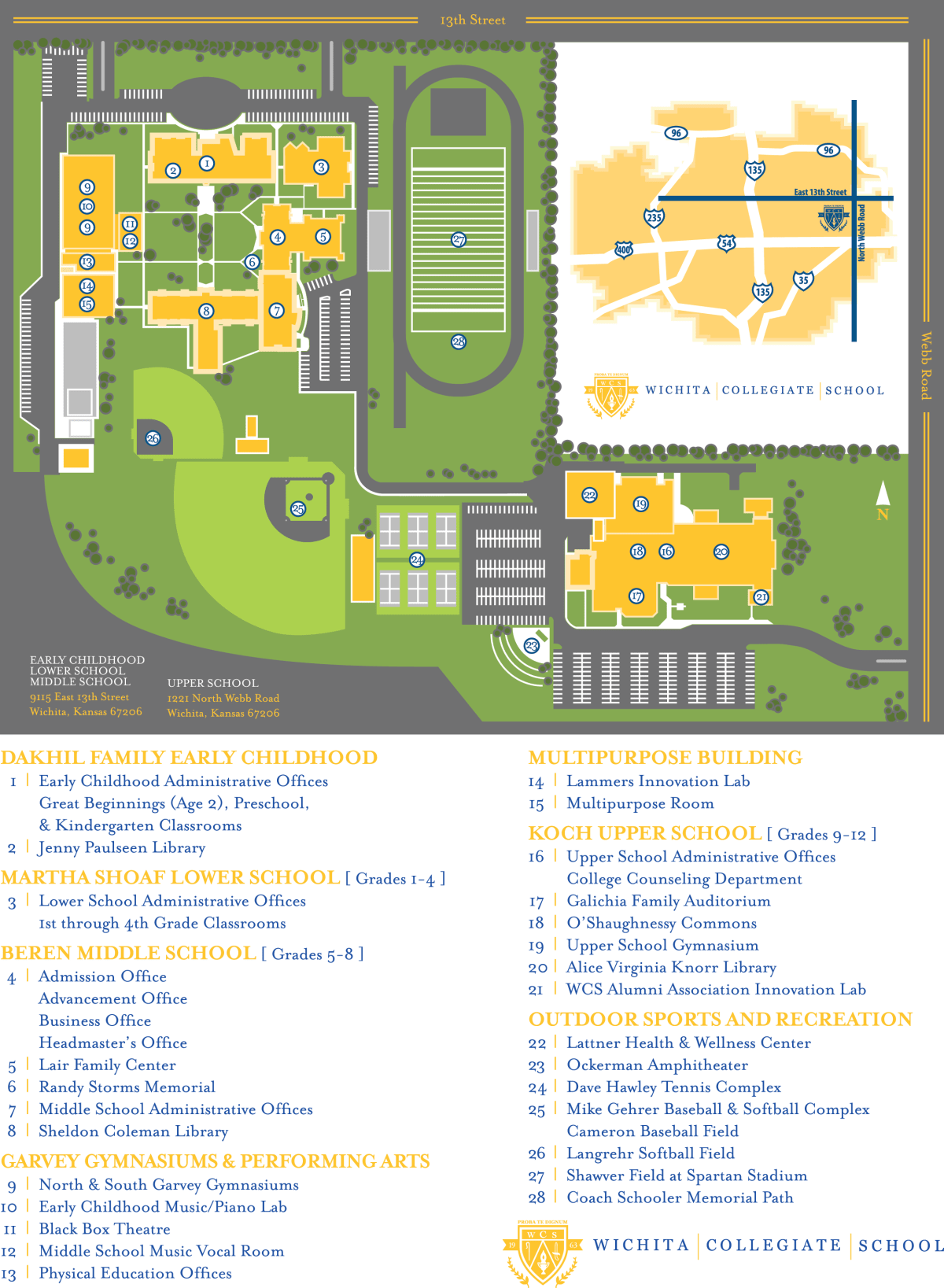 Allen High School Campus Map