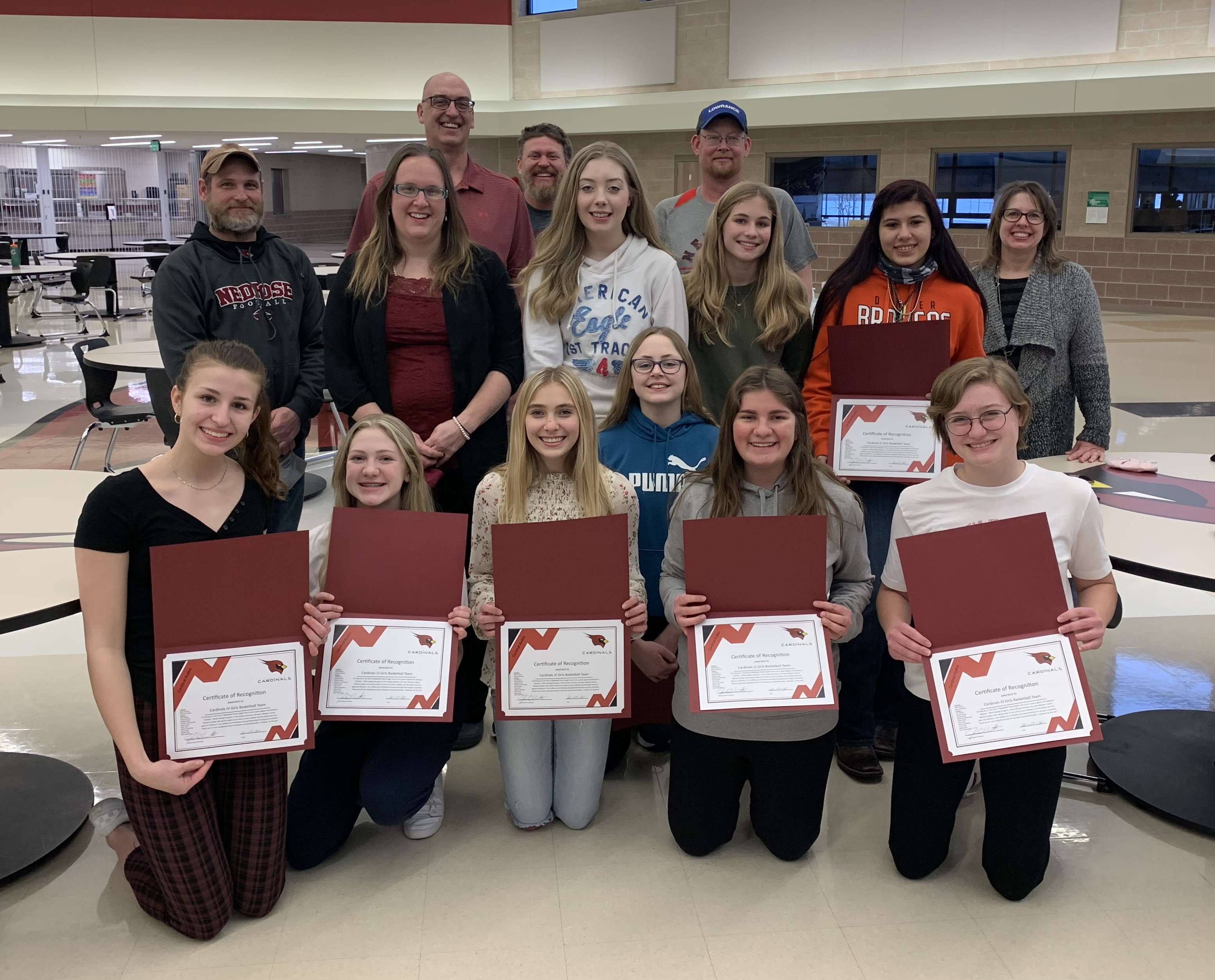 JV GBB Cardinal Kudos