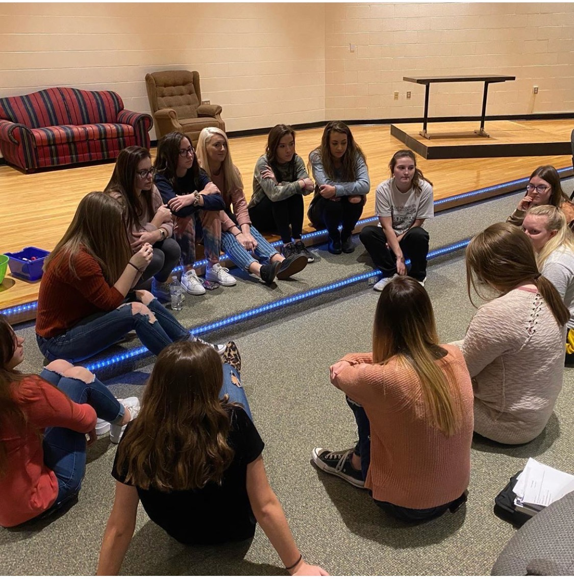 Tri-Hi-Y students