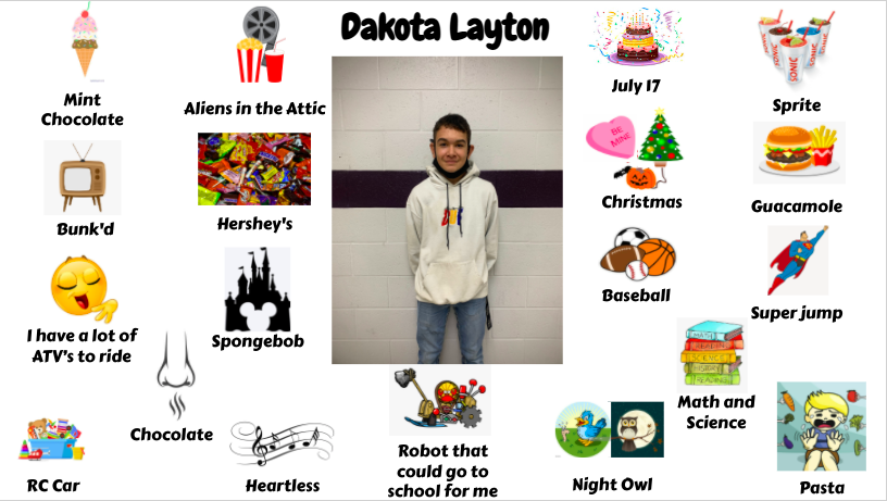 Jr. High Student Dakota Layton