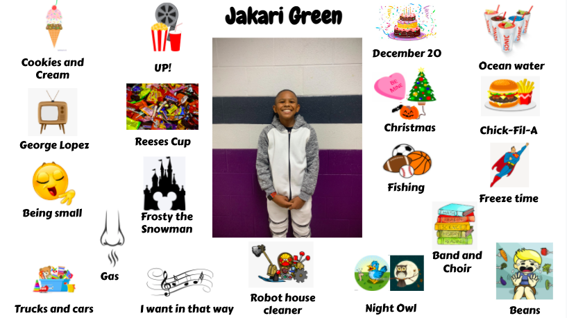 Jr. High Student Jakari Green