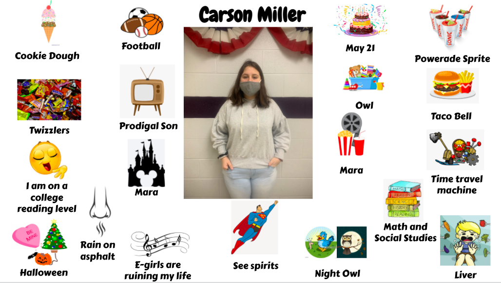 Jr. High Student Carson Miller