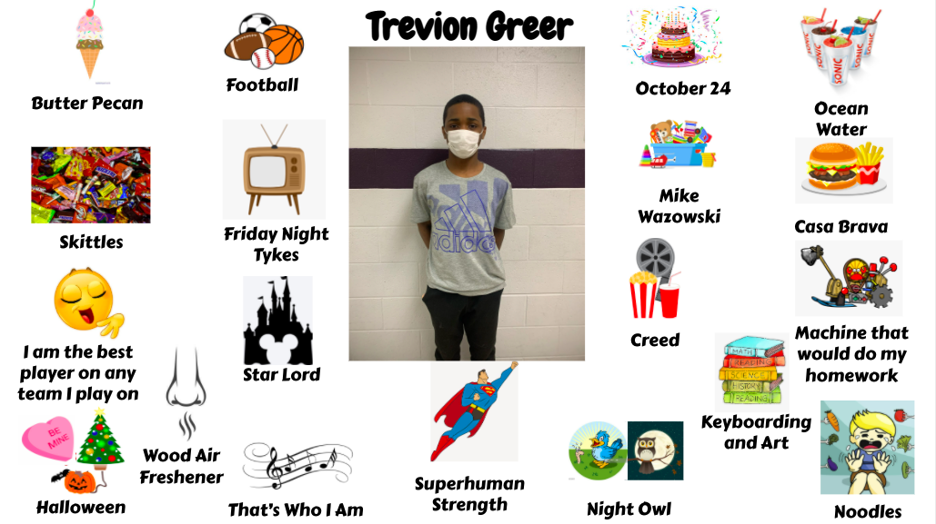 Jr. High Student Trevion Greer