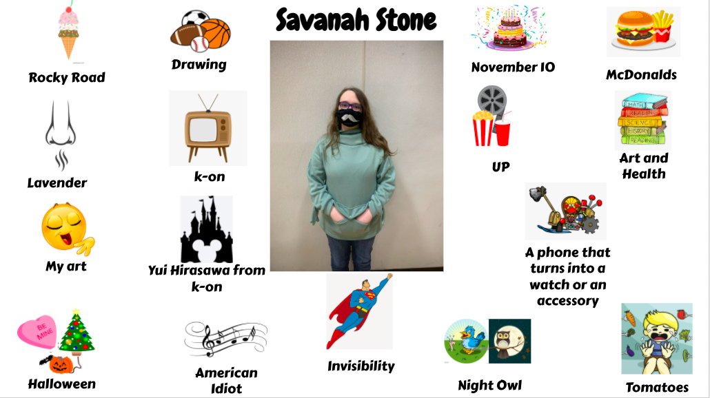 Jr. High Student Savanah Stone