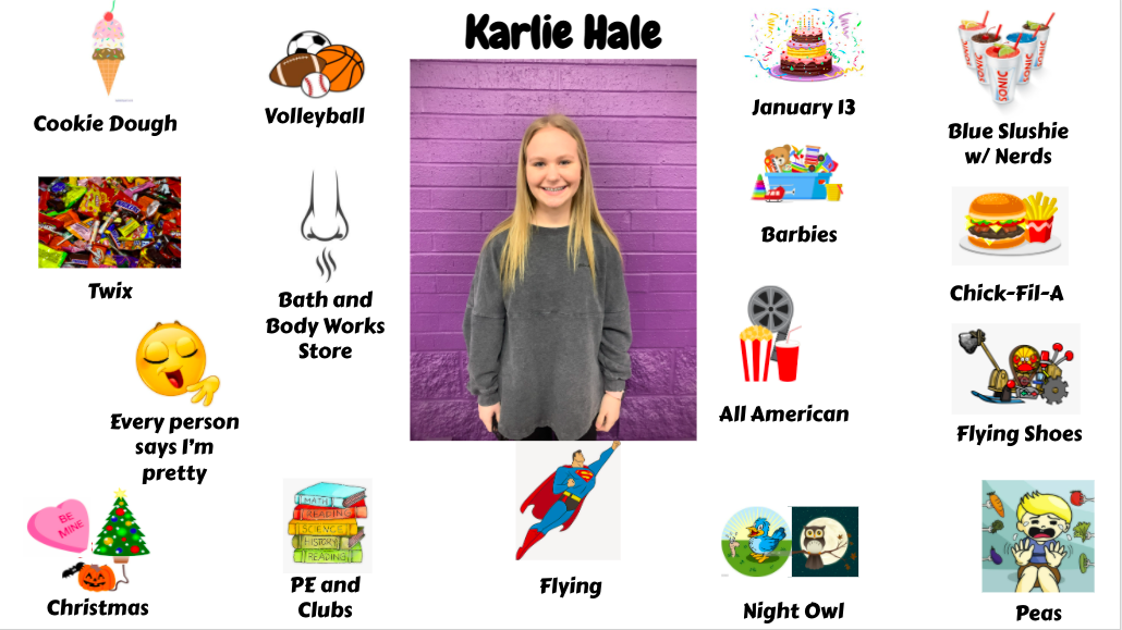 Jr. High Student Karlie Hale