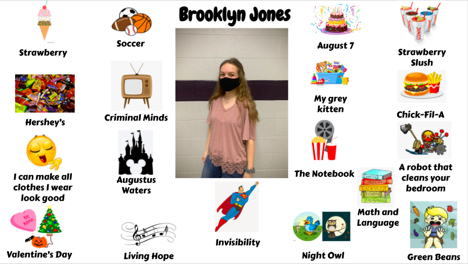 Jr. High Student Brooklyn Jones