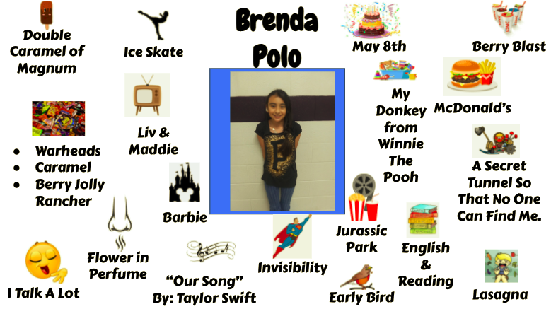Jr. High Student Brenda Polo