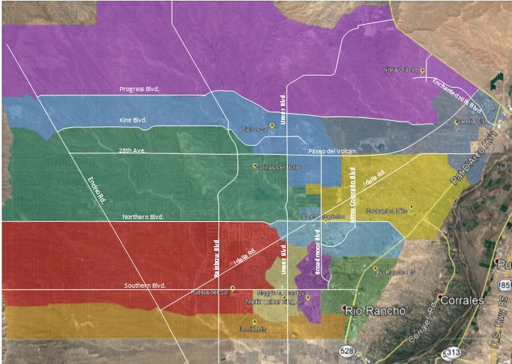 School Locations Attendance Boundaries Rio Rancho Public Schools