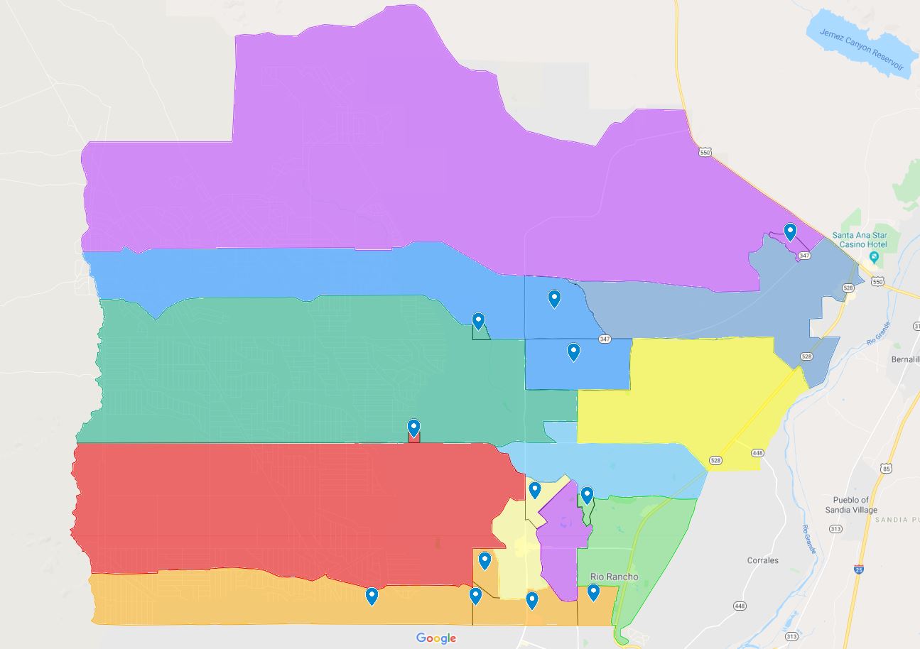 School Locations & Attendance Boundaries Rio Rancho Public Schools Starbucks In Rio Rancho 2025 Location Map