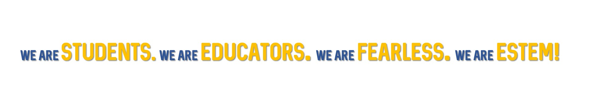 We are students.we are educators