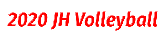 2020 Junior High Volleyball