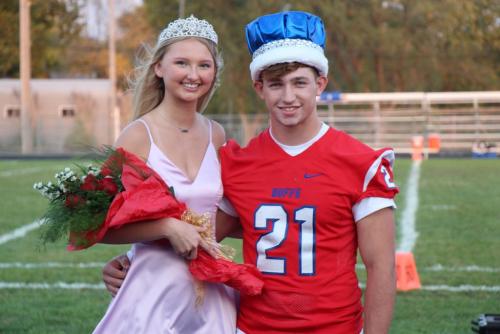 Congratulations Queen Gracie Rhine and King Jared Baxa!