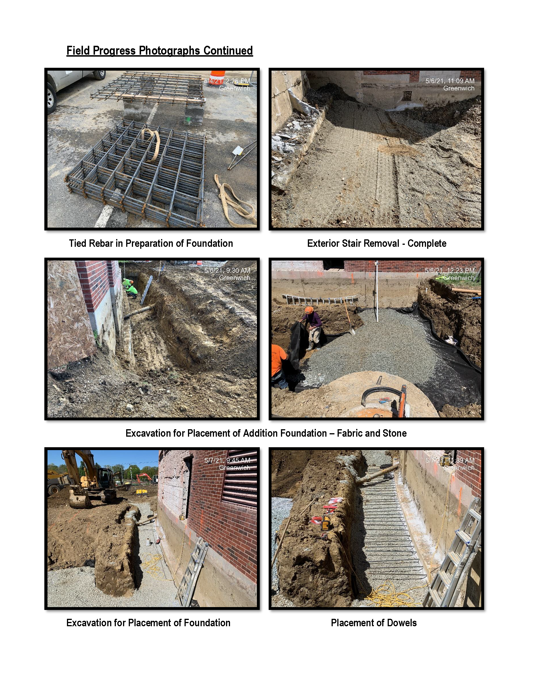Capital Project Progress Report page 5 graphic