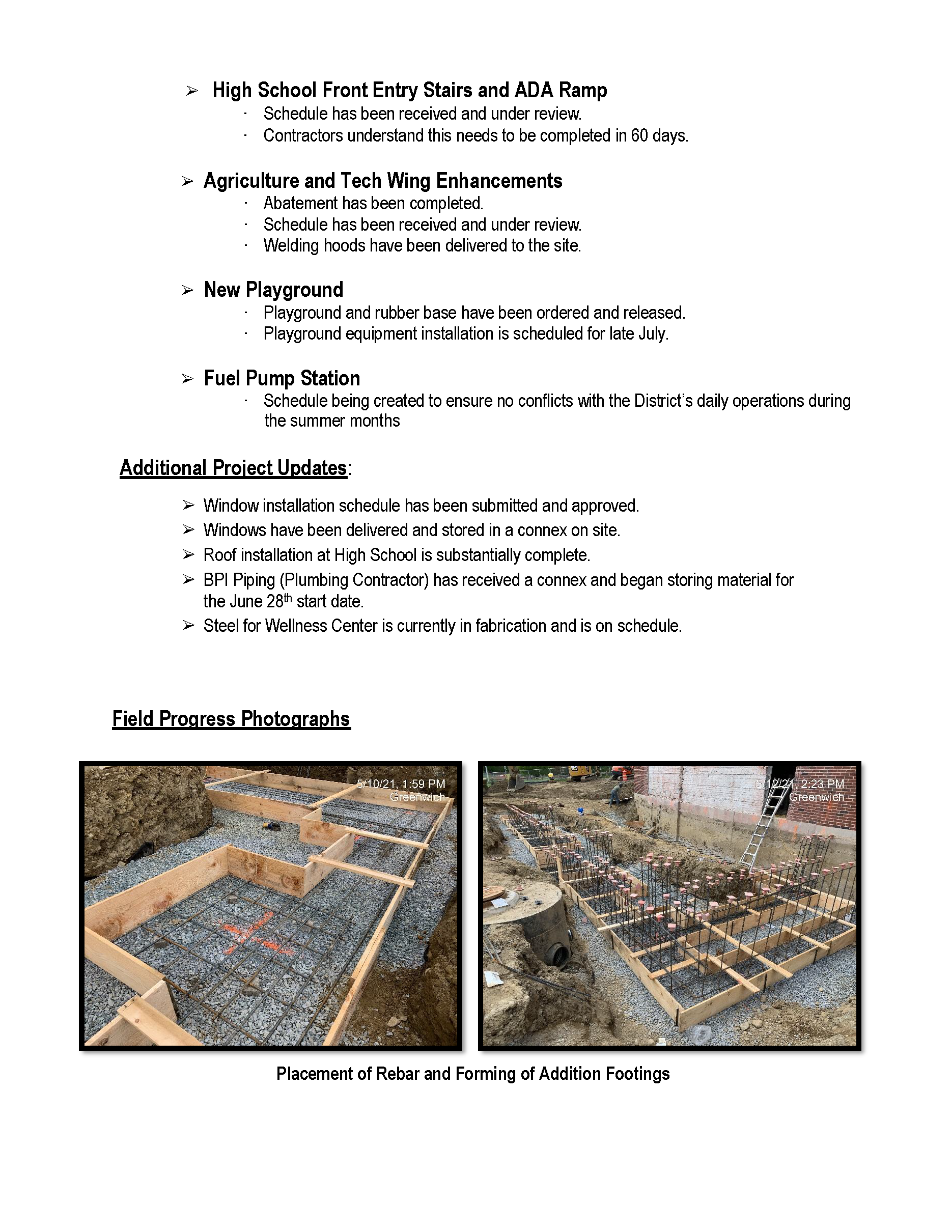 June Progress Report Page 2