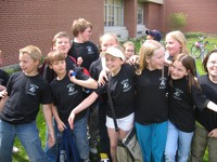 Students were given a t-shirt that highlighted the Braves expectations.