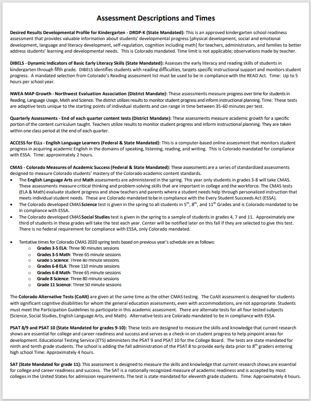 CCSD Assessment Calendar 2021-2022 page 2