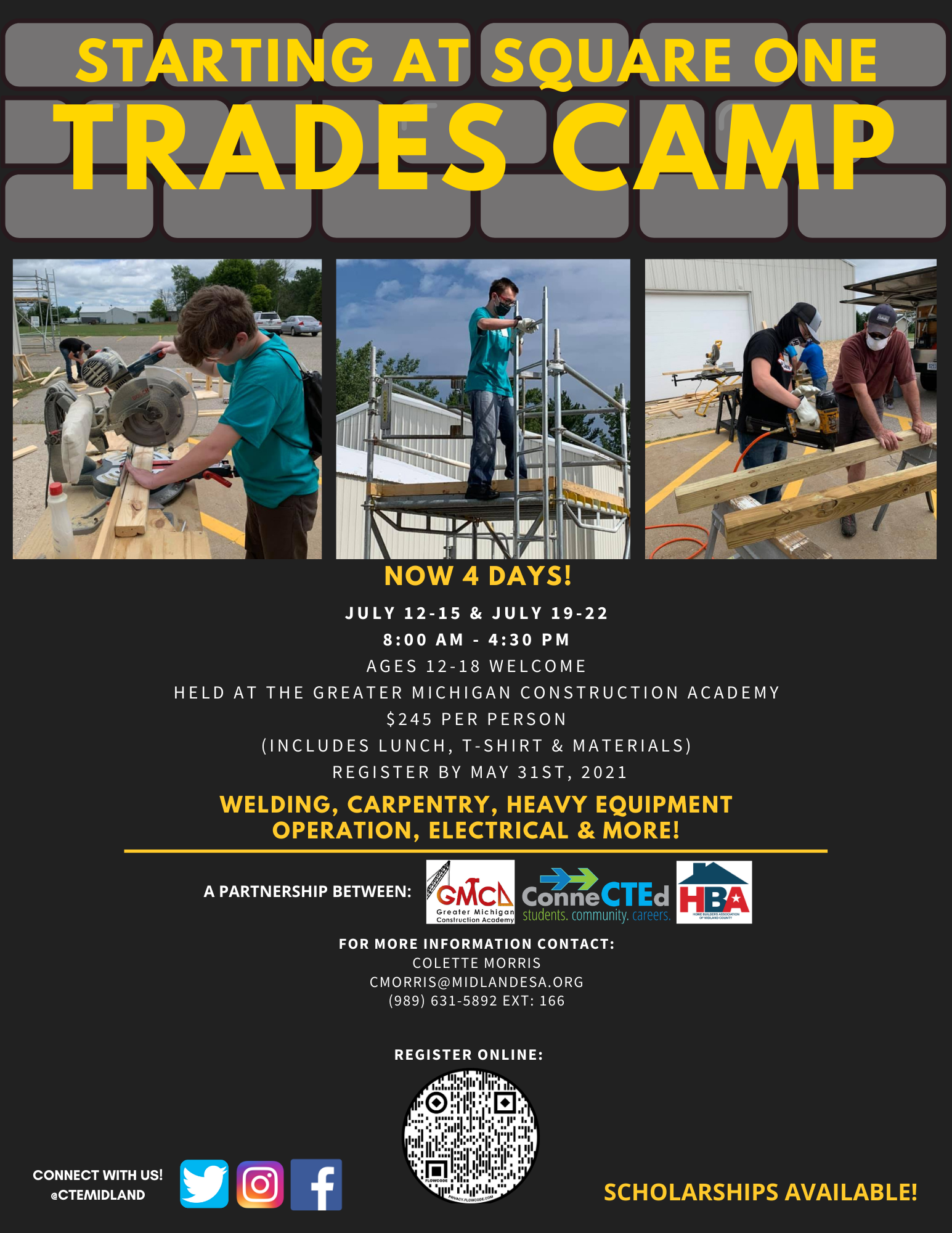 Starting At Square One Trades Camp