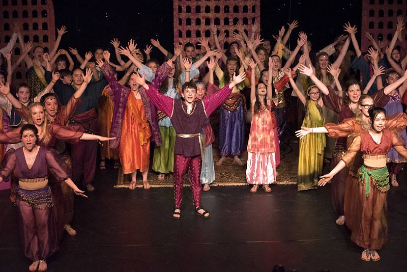 theater production on stage